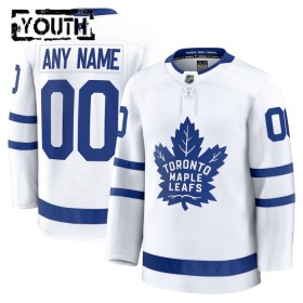 Lapsille NHL Toronto Maple Leafs Pelipaita Custom Fanatics Premium 2024-25 vieras Valkoinen